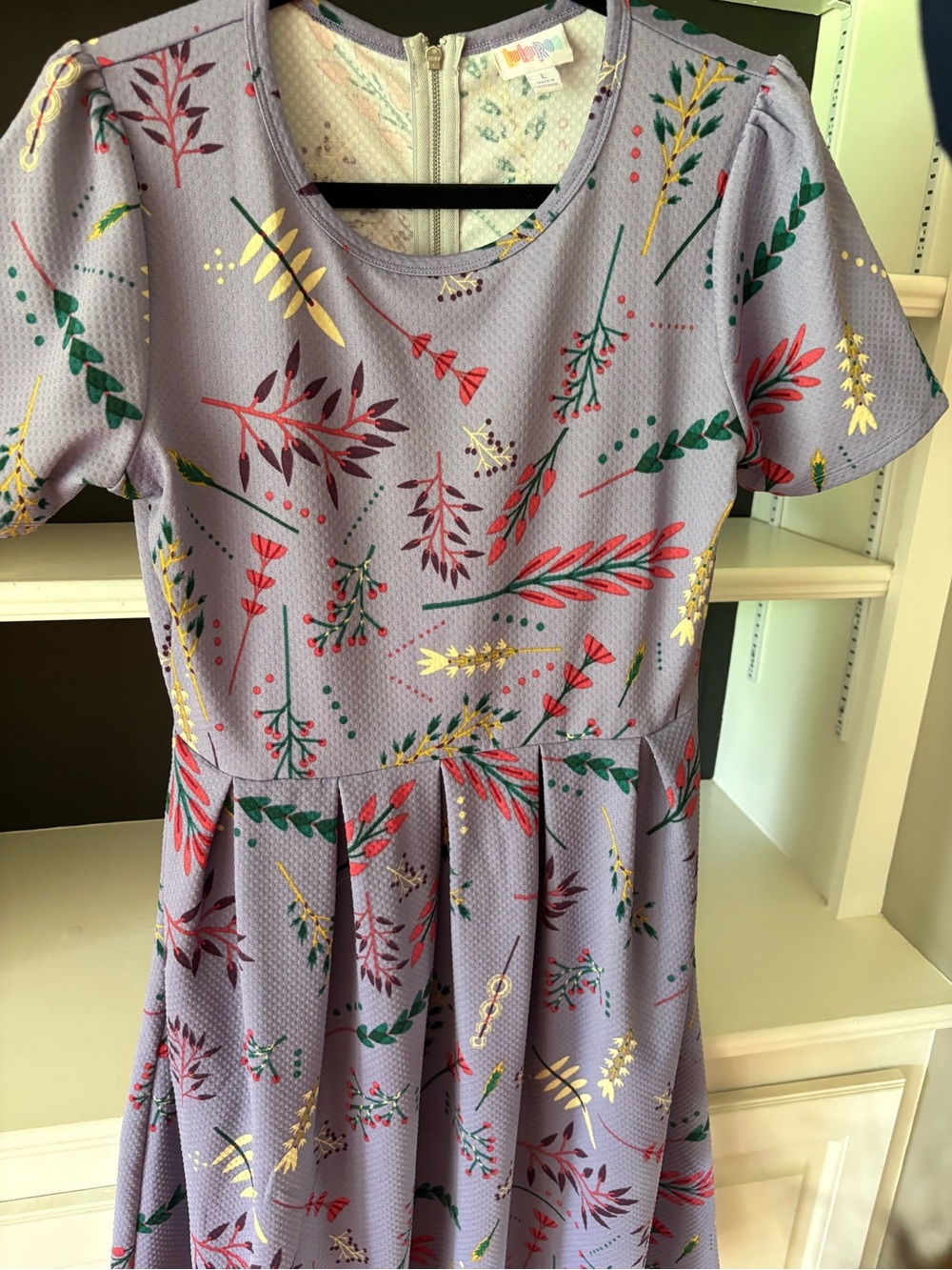 LuLaRoe Lavender Floral Dress